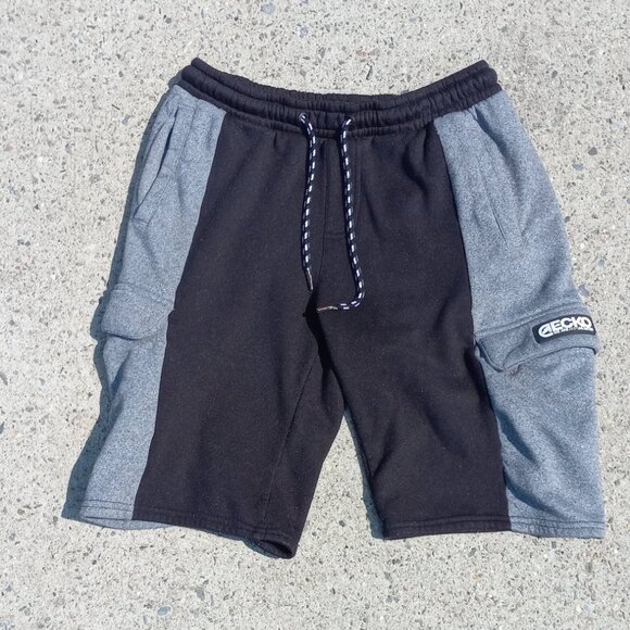 Ecko Unltd Sweat Shorts Color-block Black Gray Drawstring (M) Thread Collective - Picture 3 of 16